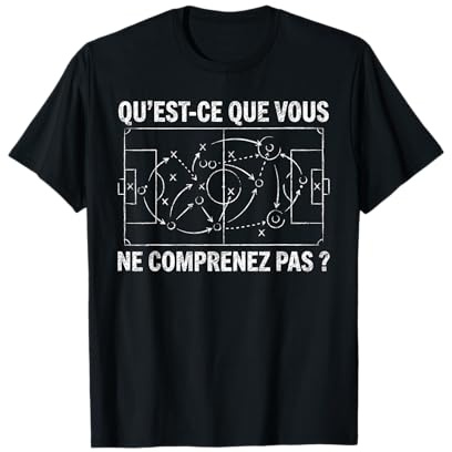 Supporter Humour Match Football Entraineur Coach De Foot T-Shirt