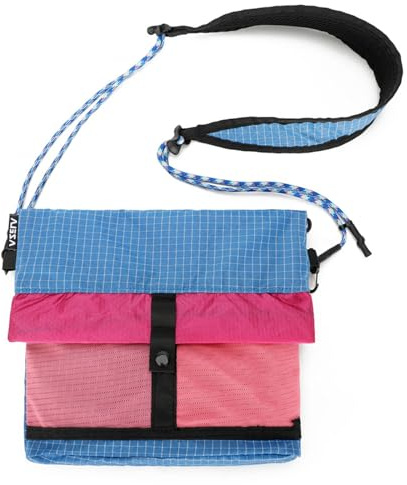 SHYYOULQE Trendig vattentålig anti-svett crossbody slingor pack tygtextur passande för utomhusvandring cykling och pendling ergonomisk utomhusslingor ryggsäck