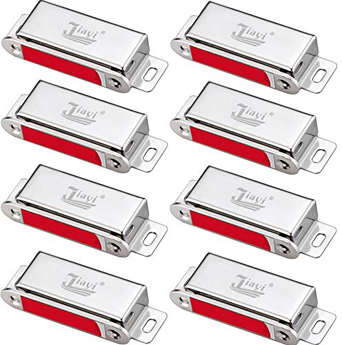 Türmagnete Stark Jiayi 8 Stück Tür magnete für Schranktüren 30kg Magnetschnäpper Edelstahl Türmagnete für Möbel Magnet Türschließer Möbelmagnete Magnet tür Magnetverschluss Schrank Schrankmagneten