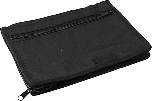 Pacaba Auto Handschuhfach Organizer, Dokumentenmappe a5 Mehrzweck Soft Zipper Registrierung Pouch Owner's Manual Wallet Center Console Storage Box Pouch für Karten Autozubehör Bordmappe
