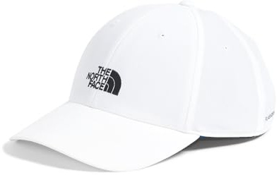 The North Face 66 FlashDry Hat - Classic Fit, Sweat Wicking Baseball Cap for Men & Women, Perfect for Hiking & Running, TNF White/TNF Black, One Size