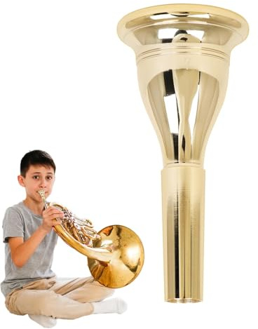 Trumpetmunstycke, melophonmunstycke, 7C skaftmunstycke - mässingsrör