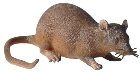 Faux rats – Figurines simulées réalistes, jouet farce d'Halloween | Modèle authentique de souris pour accessoires de tour, accessoires de blague, décorations de fête, maison hantée, gag, plaisir
