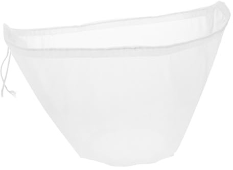 BESPORTBLE Bolsa Coladora Reutilizable de Malla Fina para Escurrir Verduras y Frutos Secos, Tamaño Grande 52 Cm, Filtro de Nailon para Cocina, Adecuado para Leche Vegetal y Jugos Frescos