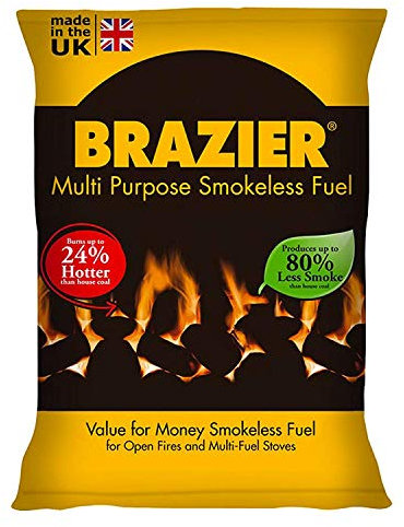 3XBrazier Smokeless Coal 20Kg