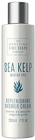 Scottish Fine Soaps - Marine Spa Sea Kelp Replenishing Shower Cream - Enriched With Soya Oil and Vitamin E - For Healthy and Rehydrated Skin - Vegan Friendly - 200ml