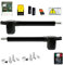 KIT COMPLETO CANCELLO BATTENTE 2 ANTE APRICANCELLO GENIUS APRIMATIC MOTORE 220V