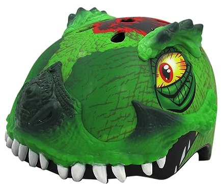 Raskullz Unisex Jugend Child/Kids Helmet (5+ Years) -T-rex Awesome-Unisize 50-54cm Helm, Trexawesom, 50-54 cm