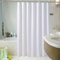 Syiboo Duschvorhang Weiss 90x240cm Duschvorhäng Anti Schimmel,Wasserabweisend Stoff Duschrollo Waschbar,3D Draussen Bad Vorhang Schnell Trocknend,Badewanne Badezimmer Decor Vorhänge