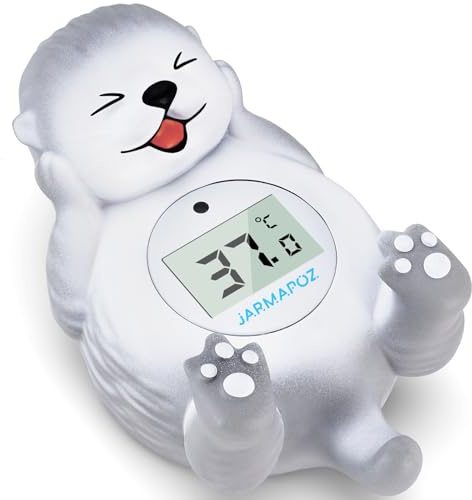 Baby Bath Thermometer, Newborn Bath and Room Temperature Thermometer Safety Floating Toy, Bathtub Thermometer for Infant