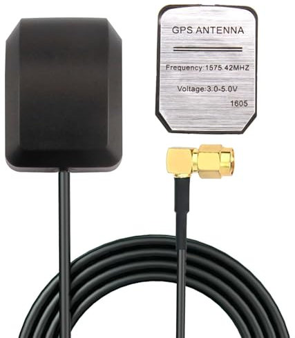 3 Meters Antenna di Navigazione GPS, Auto Attiva Attacco SMA Impermeabile per Navigazione GPS, Tracker, IoT, Sicurezza Gateway, Barca, Router, Autoradio, Camion, Marina Capo, Unità Modem Sistema