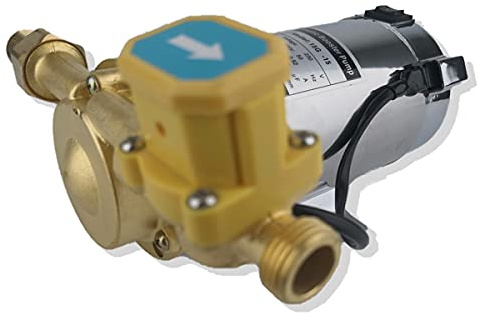 ZYIY 150W Automatische Booster-Pumpe 230V / 50Hz ¾ × ½ Leistung 25L/min Wasserpumpe Booster-Pumpe mit Automatischem Durchflussschalter 15m / 49ft für Home Shower System