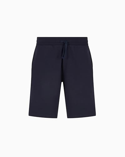 EMPORIO ARMANI Bermudas básicas de Rizo para Hombre, Color Azul, Talla L, Armani BLU, L