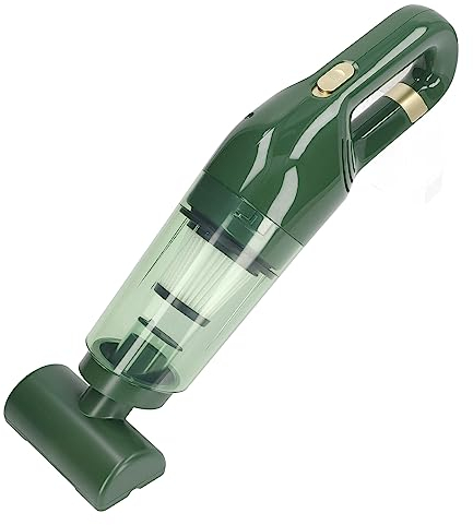 Agatige Aspira Peli Animali Domestici per Divano, 4000mah Aspirazione Grande, Carica Rapida, A Basso Rumore,Aspirapolvere Portatile per Peli di Animali Domestici, Aspirapolvere Piccolo(Verde)