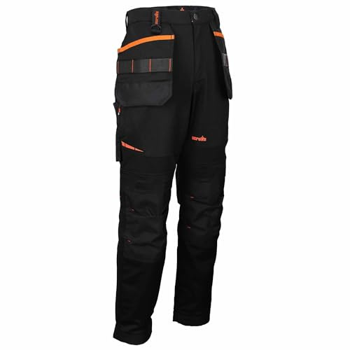 Scruffs Mens Sanford Work Utility Pants, Black, 30W / 32L UK