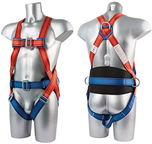 3 Point Fall Arrest Safety Harness Scaffold Construction Work Fall Protection Harness