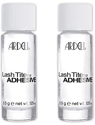 Ardell Duralash Clear Lash Adhesive for Individual Lashes, Waterproof Long-Lasting Lash Glue for Sensitive Eyes, 0.125 oz, 2 Pack