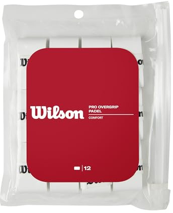 WILSON Pro Padel Overgrip - 12 Pack, White
