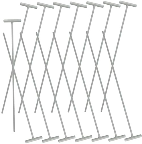 DOITOOL 15 pièces Barres Fer T pour Porte de Cage à Pigeons Robustes et Durables Accessoires pour Entrée de Cage Extérieure Fournitures pour Pigeons et Oiseaux