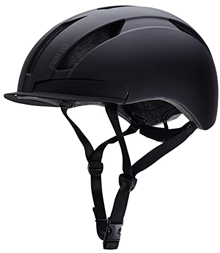 Agu Unisex-Adult 895415 Fahrradhelm, Schwarz, S/M