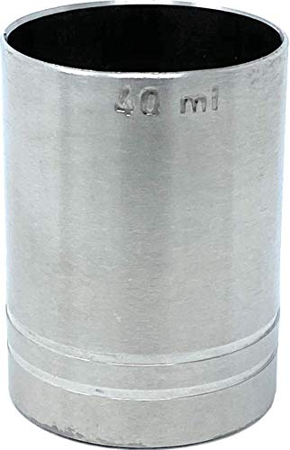 MAK Verre doseur cocktail 40 ml en acier inoxydable Jigger 4 cl doseur alcool bar