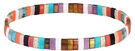 KELITCH Miyuki Tila Bracelets D'Amitié En Perles Pour Femmes Bracelets Empilables Extensibles Et Chics