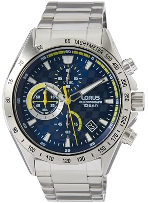 Lorus Herren Analog Quarz Uhr mit Metall Armband RM311JX9