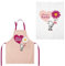 Sheepworld Schürze-Geschirrtuch-Set mit Motiv Allerbeste Mama | Geschenkset mit 1 Schürze und 1 Geschirrtuch, Baumwolle | Geschenk Mama, Muttertagsgeschenk, Geschenk für Sie | 48610