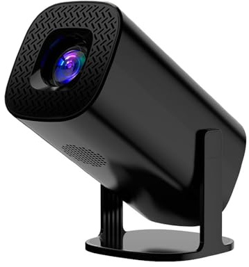 SOTEFE 180° 280 ANSI lumen WiFi videoprojektor Smart Android-system, Bluetooth-projektor 1080P Full HD-stöd 4K, Auto Keystone bärbar projektor för smartphone, surfplattor, PC, PS5, TV-Stick, HDMI