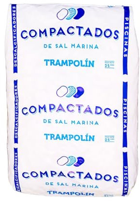 Sal Natural en Pastillas para descalcificador y Piscina - Saco de 25 kg