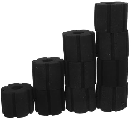 POPETPOP 10pièces Éponge De Rechange pour Filtre Aquarium Rouleau De Mousse Aspiration pour Nettoyage Aquarium Lot de Éponges Rondes Et Creuses