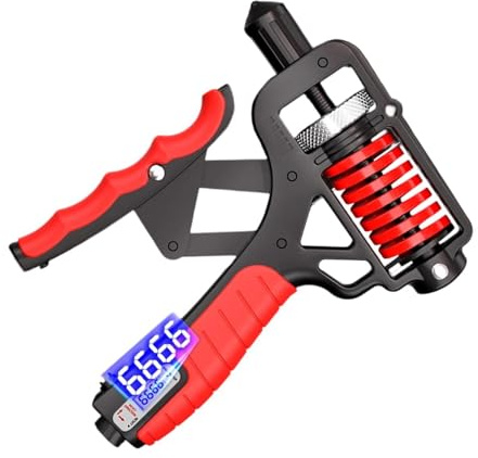 Allenatore per le mani regolabile, 5-165 kg, per allenare la della presa, per l'uso in palestra, a casa, in ufficio, durante esercizi, fitness, sollevamento , arrampicata su roccia e