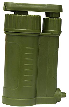Tubayia Filtro de agua portátil, filtro de agua potable para exterior, camping, senderismo, emergencias