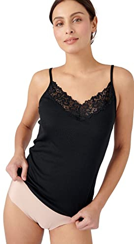 Damart - Caraco Thermolactyl, Douceur Soyeuse Femme Noir Taille 46-48 (L)