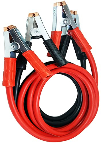COYOUCO Kraftiga startkablar, kommersiella boosterkablar för fordon 25mm² 2600AMP startkablar för bilar, SUV och lastbilar,4m
