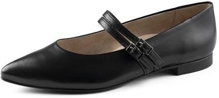 Paul Green Damen, Frauen Riemchenballerinas,Slip-ons,spangenballerinas,Mary-Jane,weiblich,Lady,Ladies,Women's,Woman,Schwarz (Schwarz),40 EU / 6.5 UK