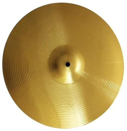 Becken Aus Goldfarbener Legierung, 14 Zoll, Crash-Becken Für Schlaginstrumente, Übungsbecken Schlaginstrument Zubehör