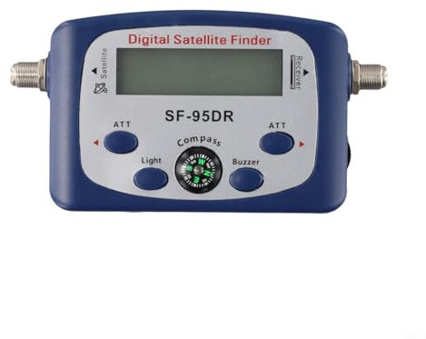 SF-95DR Détecteur satellite numérique professionnel LCD avec boussole pour un alignement optimal des antennes paraboliques et une réception du signal