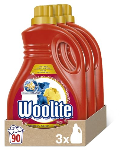 Woolite Detergente en Gel para Ropa de Color 30 Dosis - Paquete de 3