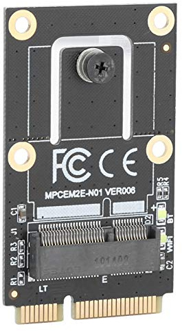 CHICIRIS Mini PCI-E-adapter för M.2 WiFi Bluetooth-kort, med 4-antenngränssnitt, för AX200 9260 8265 8260