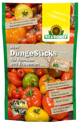 Neudorff Tomato Fertilizer Sticks and Strawberries AZET