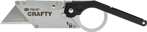 True Utility Crafty - Klappbares Taschenmesser mit 2 Ersatzklingen - Arbeitsmesser - Camping Gadgets