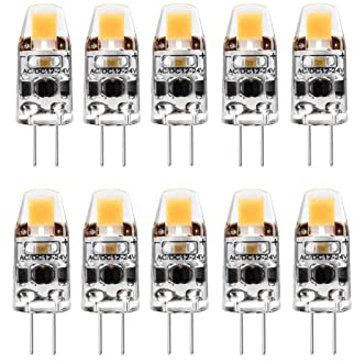 EIMOPE G4 2W LED Lampen, 200lm, 2W ersetzt 20W Halogenlampen, Dimmbar Kaltweiß 4000K, 12V AC/DC, G4 LED Leuchtmittel Birne Stiftsockellampe Glühbirnen[Energieklasse E]