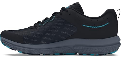 Under Armour Men's Charged Assert 10 Shoes, Black/Black/Pitch Gray, 8.5