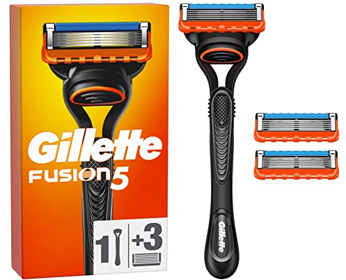 Gillette Fusion5 Maquinilla De Afeitar Para Hombre con 3 Recambios