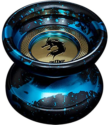 Mokassy Yoyo de Mariposa Profesional de Aleación Responsive Yoyo con Rodamiento de Bolas para Jugadores Avanzados con 10 Cuerdas