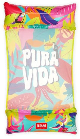 Legami - Amaca Gonfiabile, Amaca Galleggiante per Piscina, Sdraio Gonfiabile Supporta fino a 80 Kg, Materassino Amaca Mare, 74 x 135 cm