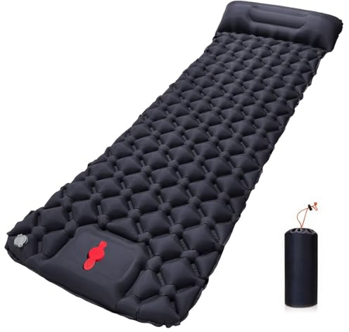 zanmuk Colchoneta autoinflable, colchón de aire para camping, colchón de aire, autoinflable, color azul