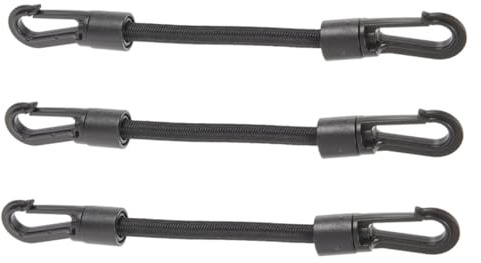 SUPVOX 3 piezas Cuerda Elástica con Ganchos de Correas Multiusos para Amarre para Camping y Actividades Alta Elasticidad y Resistencia Instalación y Almacenamiento