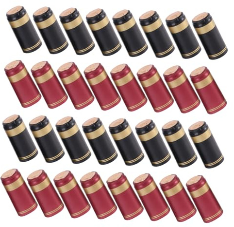 UTHCLO Lot de 100 Capsules Thermorétractables pour Bouteilles De Vin Rouge